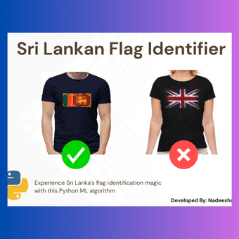 Sri Lankan flag identifier machine learning model